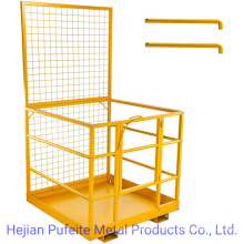 Yellow 2 Person Lw Forklift Platform Safety Cage